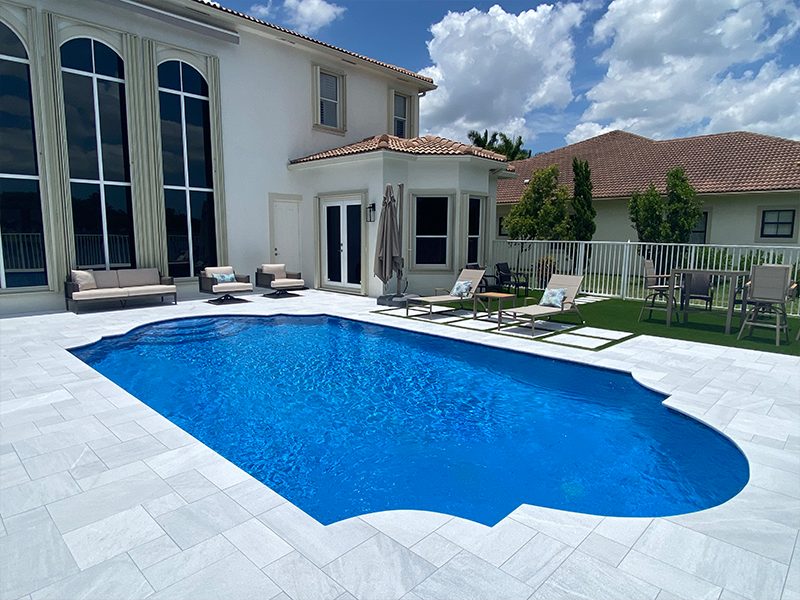 Residential Pool Resurfacing Before/After - project photo 6
