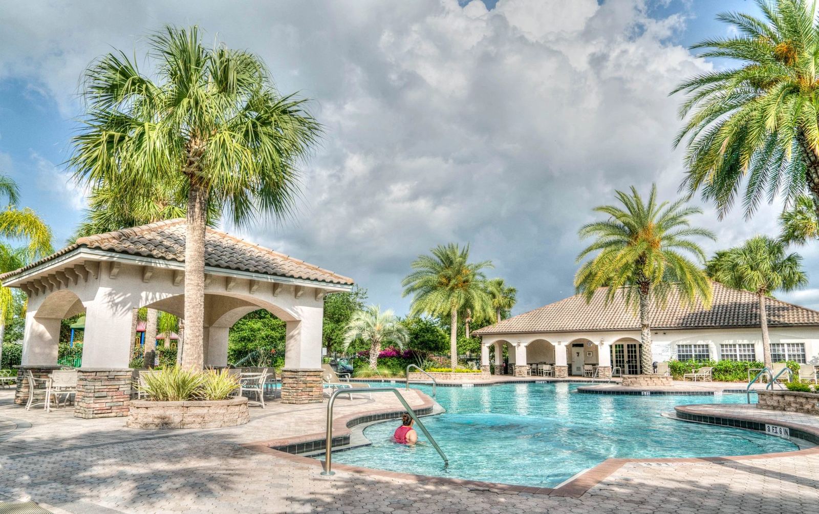 Cliff's Pools & Patios commercial resort pool project
