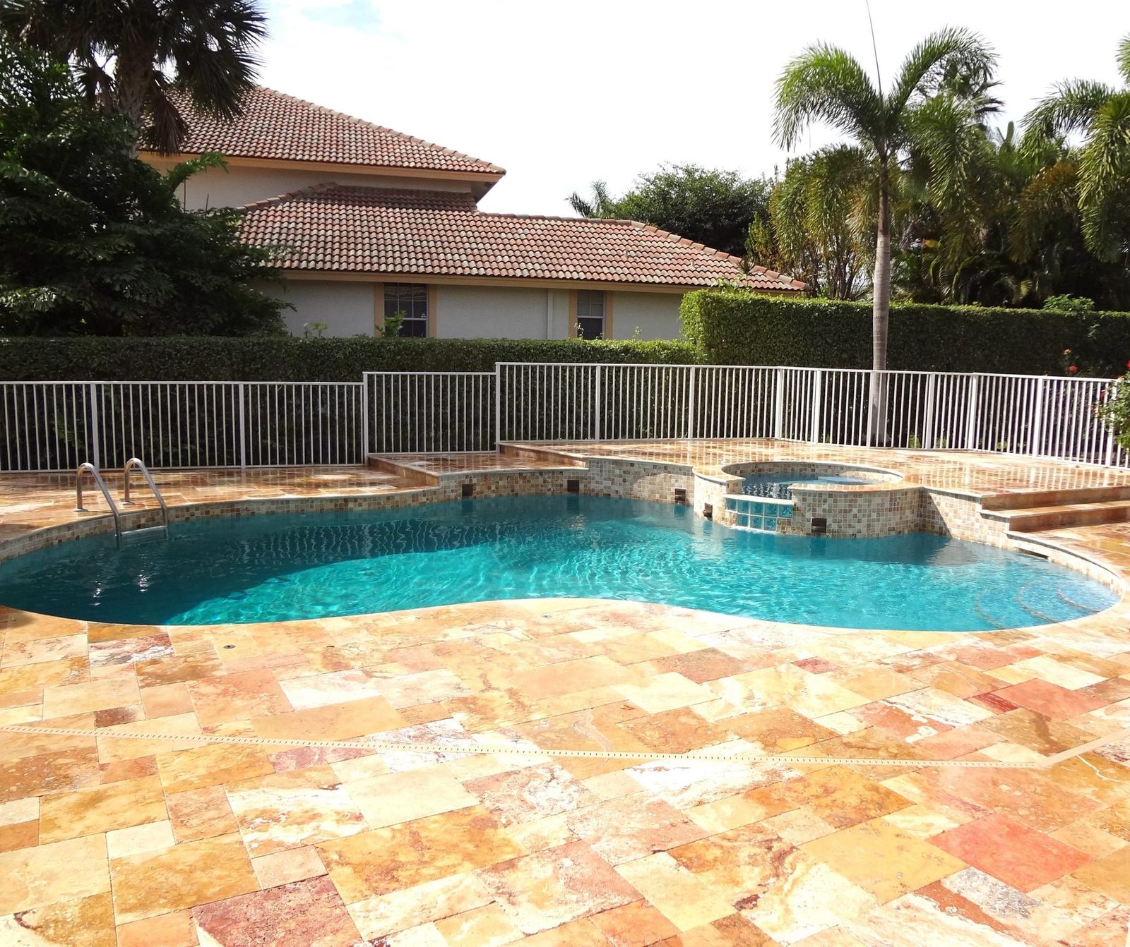 Cliff's Pools & Patios paver pool deck and patio