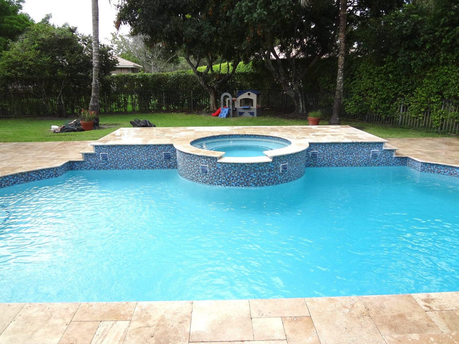 Cliff's Pools & Patios paver pool deck and patio