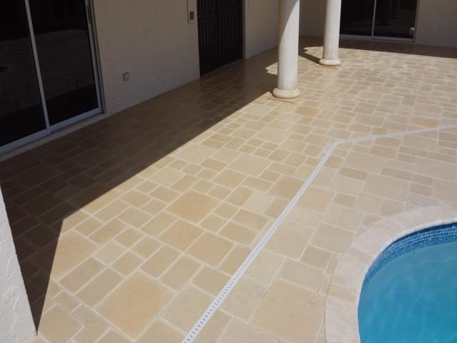 Cliff's Pools & Patios paver pool deck and patio