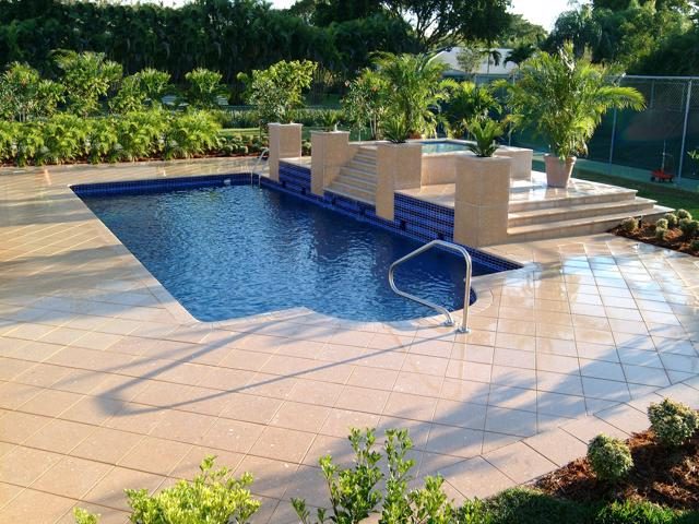 Cliff's Pools & Patios paver pool deck and patio - serving Plantation, FL