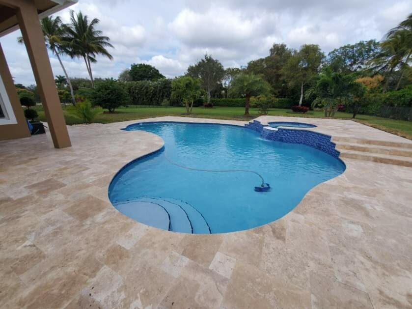 Cliff's Pools & Patios pool remodel and resurfacing