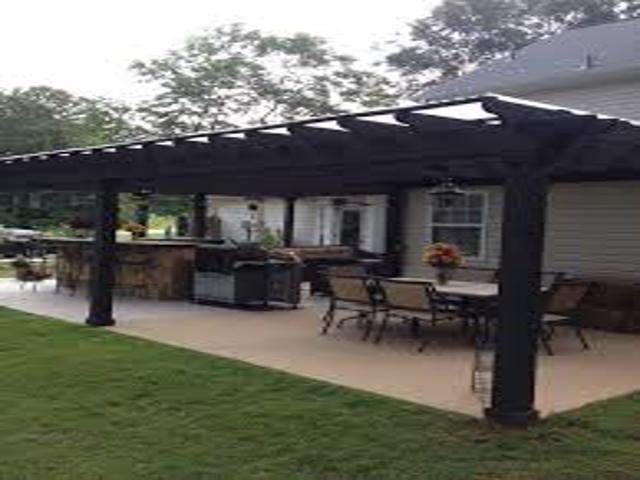 Cliff's Pools & Patios pergola / covered roof project