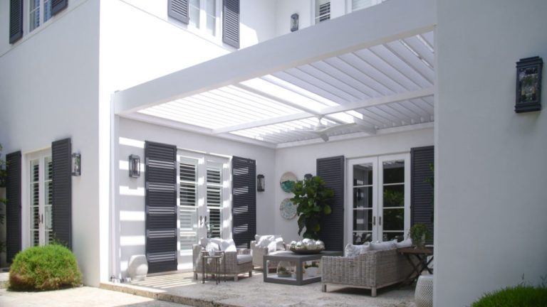 Cliff's Pools & Patios pergola / covered roof project