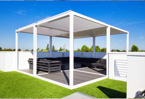 K-BANA outdoor poolside cabana from Cliff's Pools